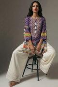 Floral Border Cotton Lawn Kurti