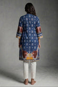 Floral Embroidered Look Cotton Lawn Kurti