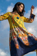 Floral Garden Cotton Lawn A-Line Kurti