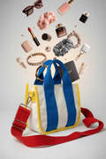 Multi Coloured | Red, Blue, Yellow Hand bag with shoulder strap