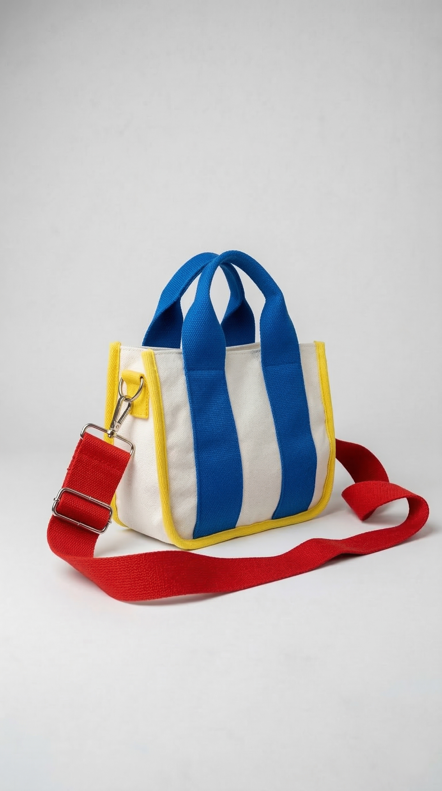 Multi Coloured | Red, Blue, Yellow Hand bag with shoulder strap