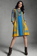 Bohemian Patchwork Cotton Lawn Kurti Dress