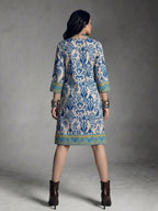 Bohemian Patchwork Cotton Lawn Kurti Dress