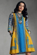 Bohemian Patchwork Cotton Lawn Kurti Dress