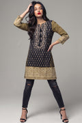 Heritage Print Cotton Lawn Straight Kurti